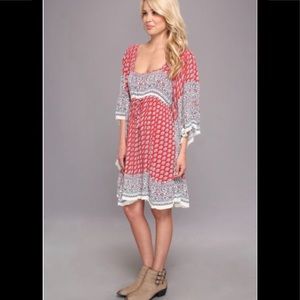 Free People- red heart of gold dress- XS 🌹❤️🦋